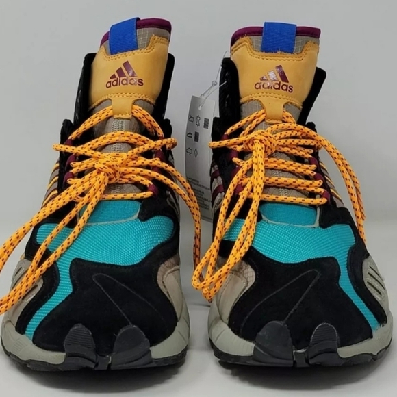 Adidas Original Men’s Size 8 TORSION TRDC MID FW9173 Tech Beige Berry Solar New - Picture 7 of 12